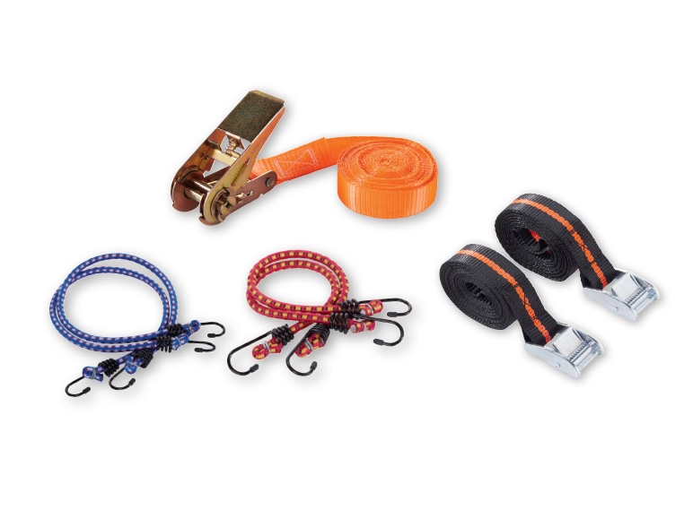 POWERFIX Bungee Cord Set/Ratchet Strap/ Ratchet Strap with Quick Release