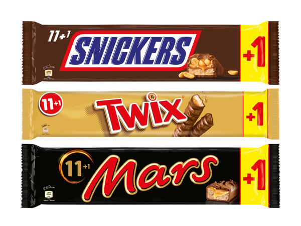 Mars, Twix oder Snickers