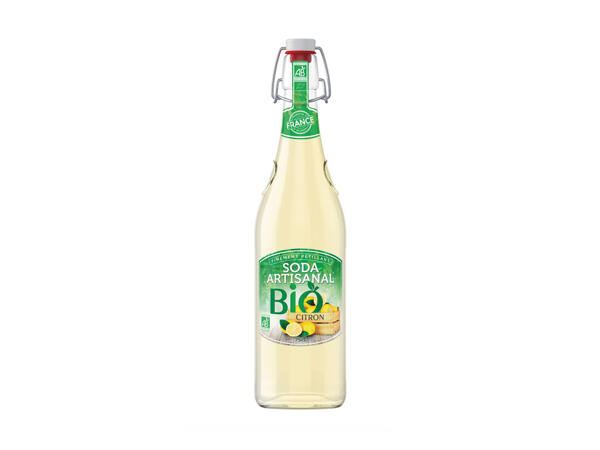 Soda artisanal au citron Bio