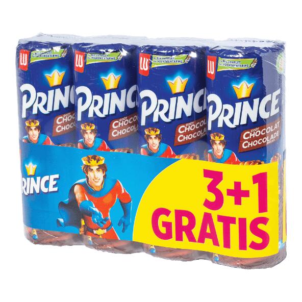 LU PRINCE(R) 				Chocoladebiscuits, 4-pack