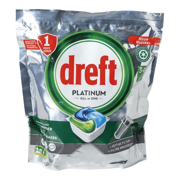 DREFT(R) 				Tablettes pour lave-vaisselle platinum