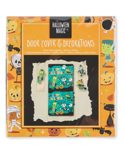 Halloween Character Door Cover