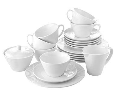 CROFTON(R) Chef's Collection Modernes Kaffeeservice, 20-teilig