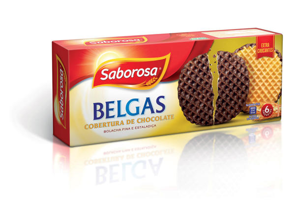 Saborosa(R) Belgas de Manteiga / Chocolate 
