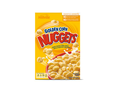 Millville Honey Puffs or Golden Corn Nuggets Cereal