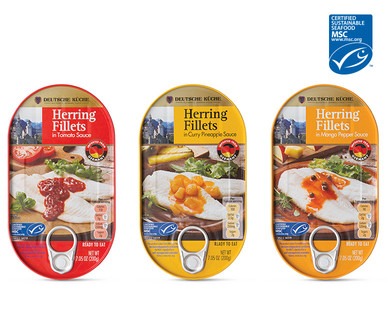 Deutsche Küche Herring Fillets in Flavored Sauce