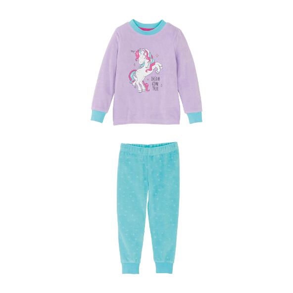 Pocopiano(R) 				Pijama de Veludo para Menina