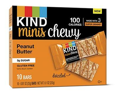 KIND 
 Mini Chewy Bars Peanut Butter or Dark Chocolate