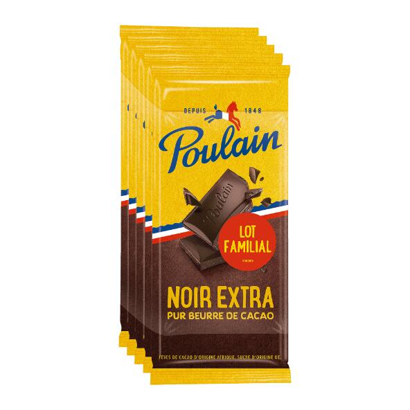 POULAIN(R) 				Tablettes de chocolat noir extra