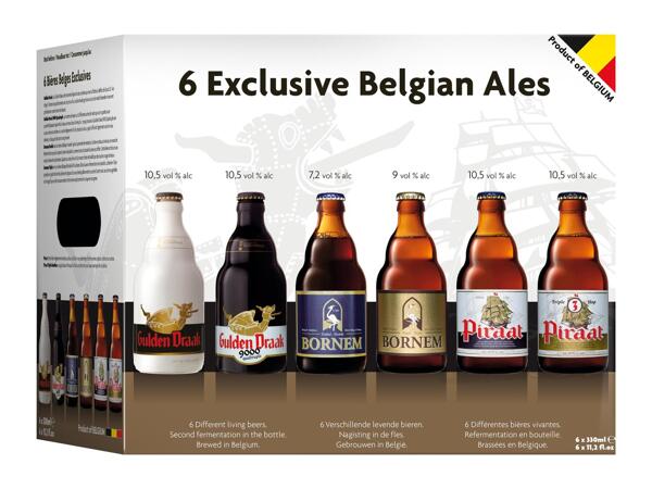 Ajándékcsomag 6 db exkluzív belga sörből