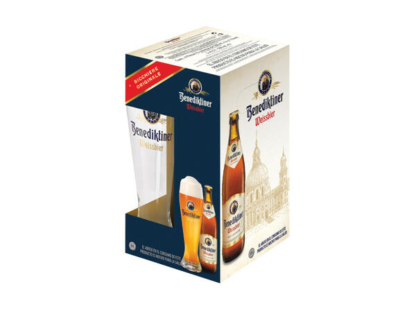 Benediktiner(R) Pack 3 Cervejas + 1 Copo