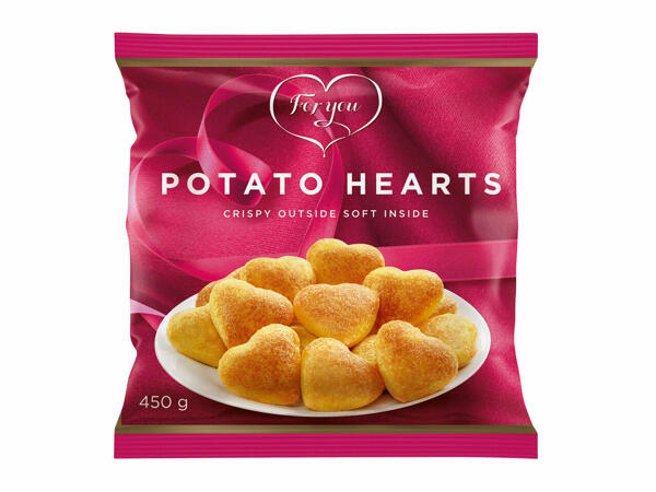 Cartofi în formă de inimă