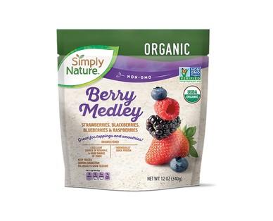 Simply Nature Organic Berry Blend or Raspberries