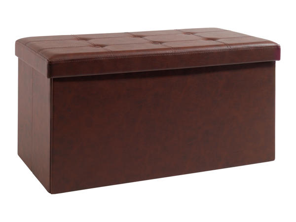 Livarno Living Faux Leather Storage Bench