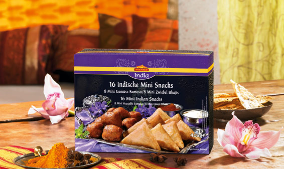 16 mini snacks à l'indienne