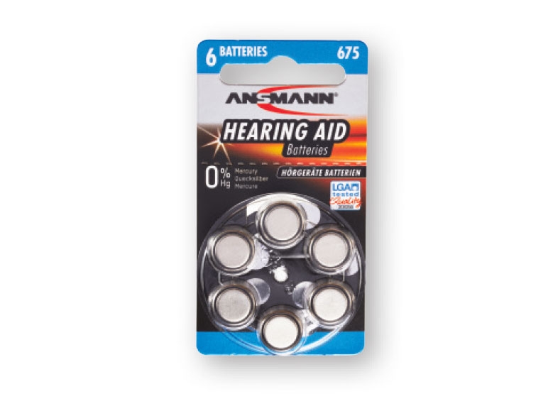 Ansmann Hearing Aid Batteries