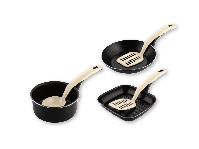 ERNESTO(R) Aluminium Griddle Pan/ Frying Pan/Saucepan