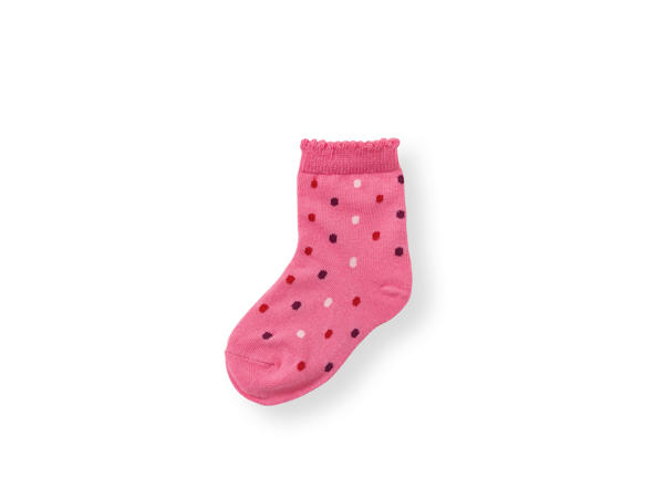 'Lupilu(R)' Calcetines infantiles rosados pack 7