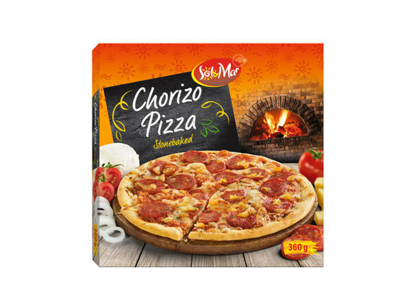 Pizza with Chorizo