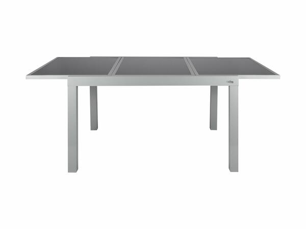 Mesa extensible de aluminio para jardín 120/180 cm