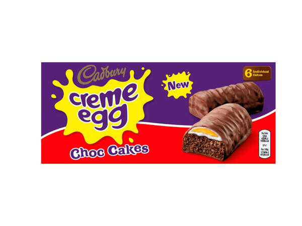 Cadbury Creme Egg Choc Cakes