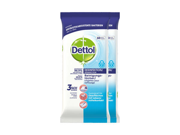 Panni detergenti per disinfezione Dettol