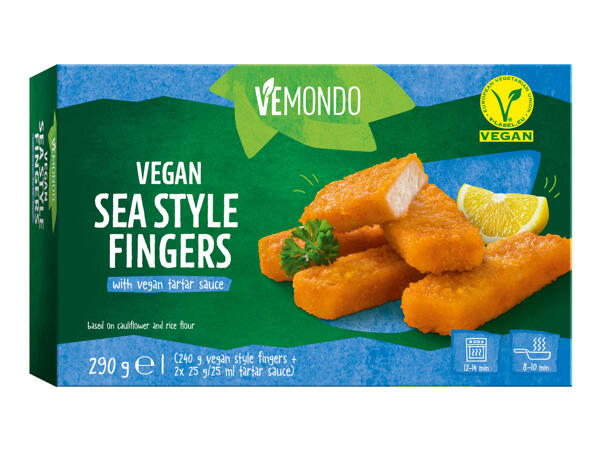Vegan-Style Fish Fingers with a Sauce