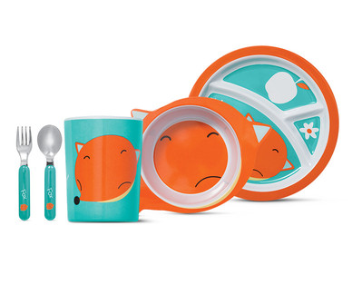 Crofton Children's 5-Piece Melamine Dinnerware Set