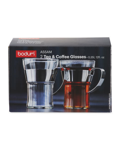 Assam Bodum 2 Pack Latte Glasses