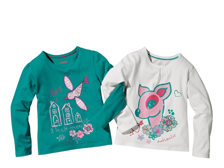 2 tee-shirts fille