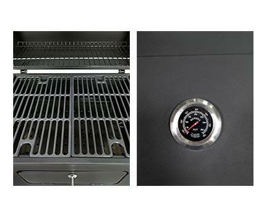 Range Master 
 Heavy-Duty 24" Deluxe Charcoal Grill