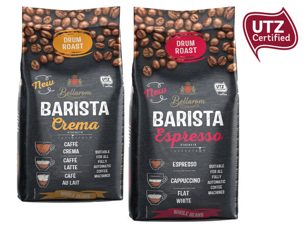 Barista Kaffee Crema oder Espresso