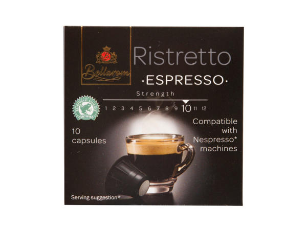 Capsule de cafea Espresso Ristretto