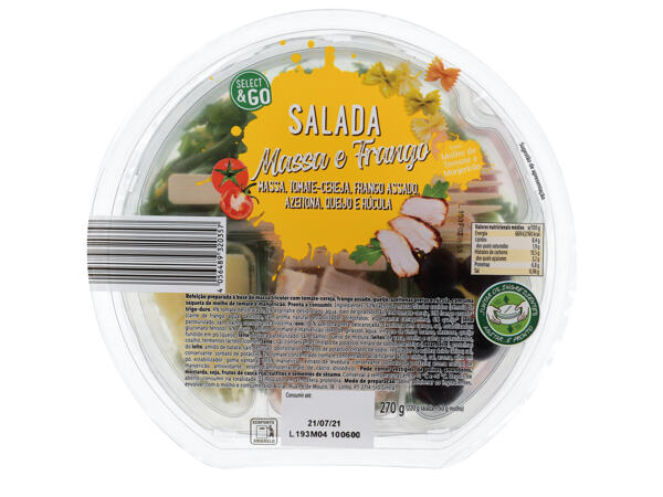 Select & Go(R) Salada de Frango com Massa