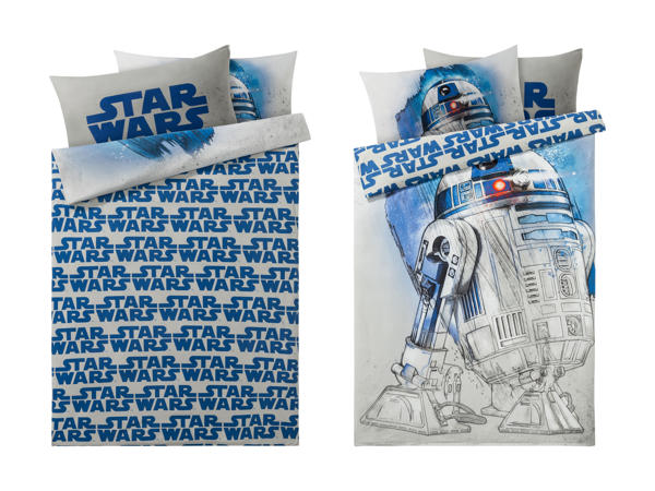 Coordinato letto double-face in pile Star Wars