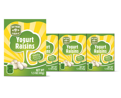Southern Grove 6-Pack Vanilla Yogurt Raisins