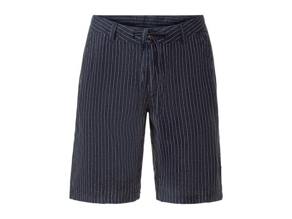 Livergy Men's Linen-Blend Shorts