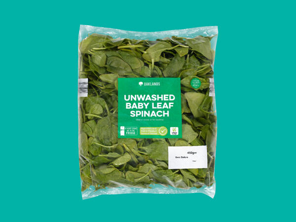 Oakland Unwashed Baby Leaf Spinach