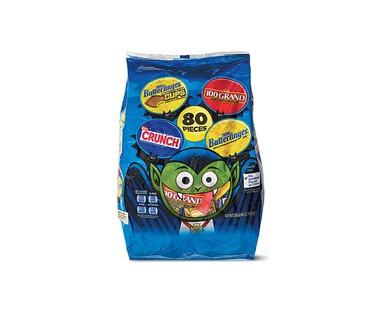 Nestle 80 Piece Assortment Butterfinger Minis/Cups CRUNCH, 100 Grand