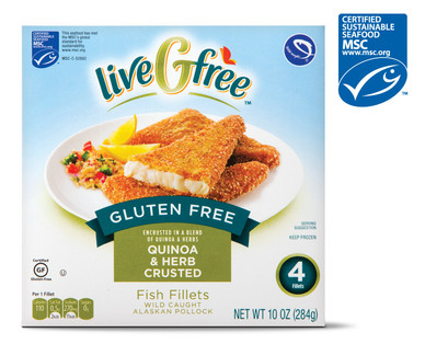 liveGfree Gluten Free Fish Fillets