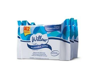 Willow Flushable Wipes
