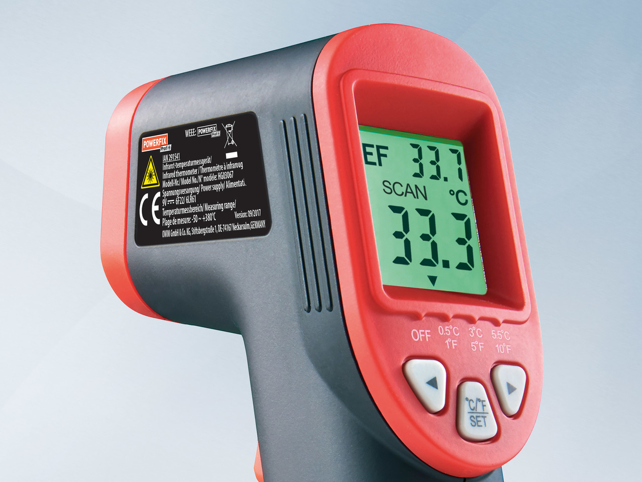 Powerfix Profi Infrared Thermometer1