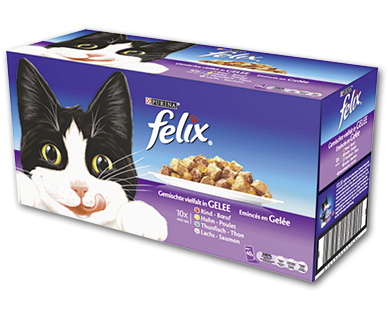 Cibo umido per gatti in gelatina FELIX(R)