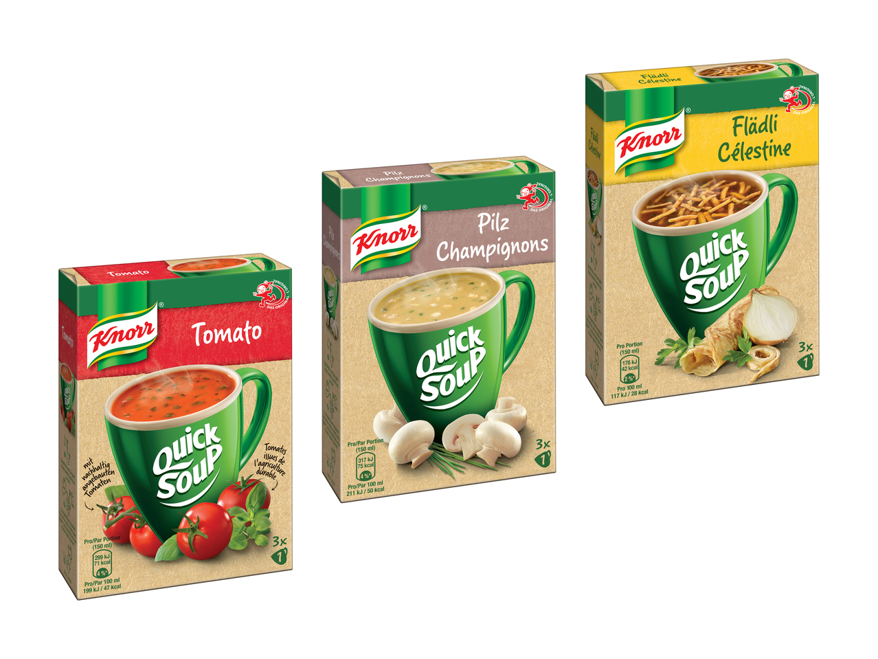 Knorr Quick Soup (nur in der Deutschschweiz und in der Westschweiz)