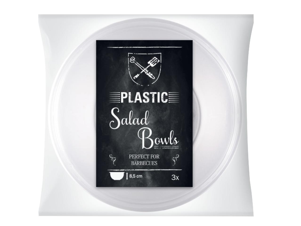 GRILLMEISTER Plastic Salad Bowls