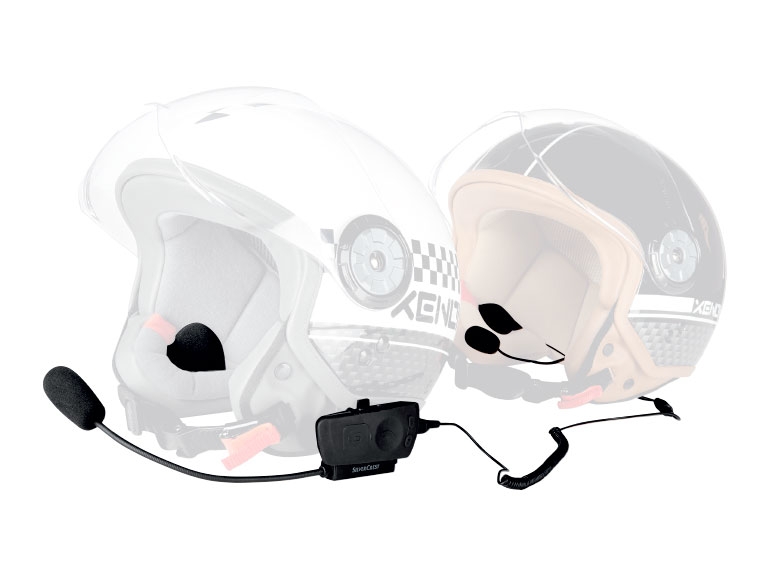 SILVERCREST Bluetooth(R) Motorcycle Hands-Free Set