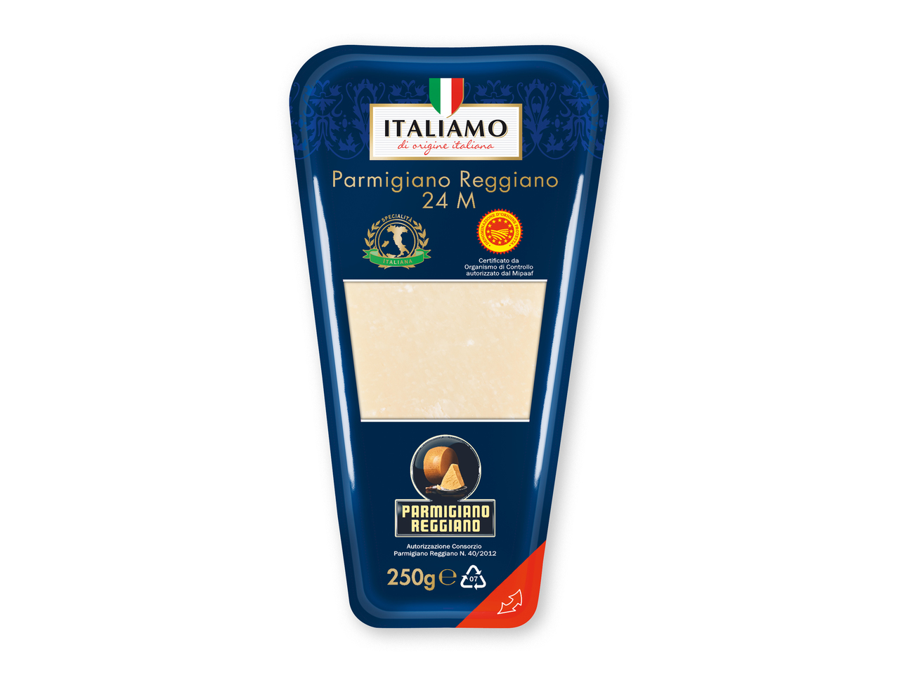 "ITALIAMO" Queso curado Parmigiano Reggiano