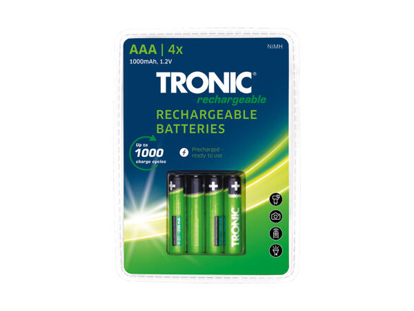 TRONIC(R) Batteri 4-pak