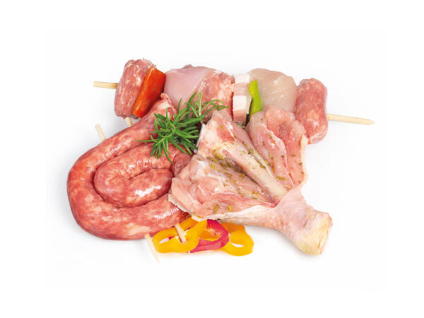 Mixed Grill with Pork and Chicken