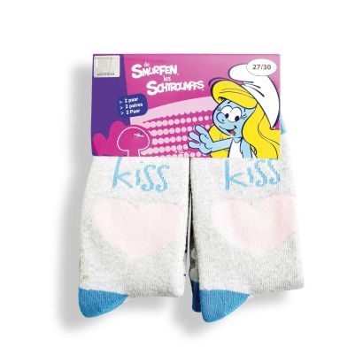 Socken für Kinder "Die Schlümpfe", 2 Paar
